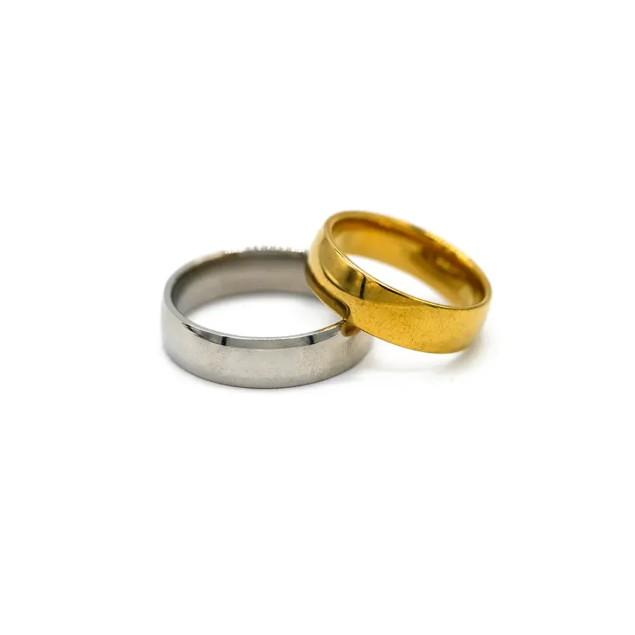 Plain Ring 6mm - abgerundet